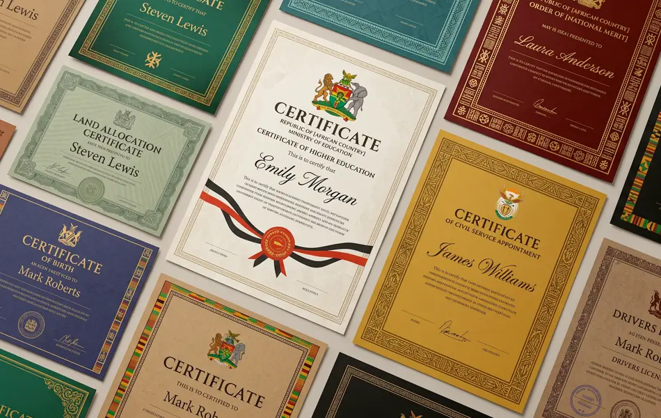 Certificate Printing in Dubai